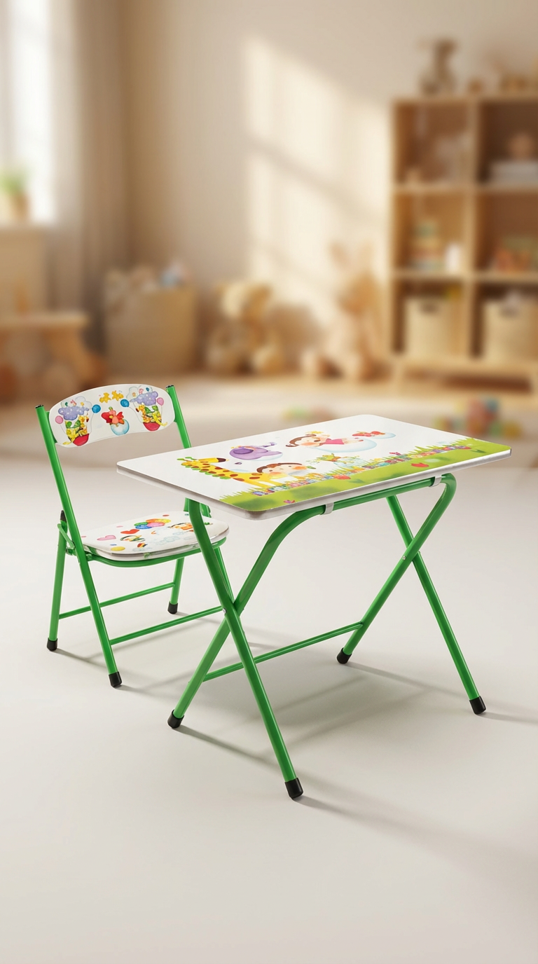 Escritorio plegable + silla