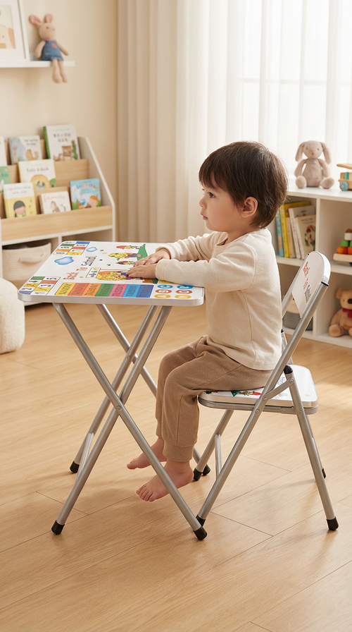 Escritorio infantil plegable con silla | Rincón Nube