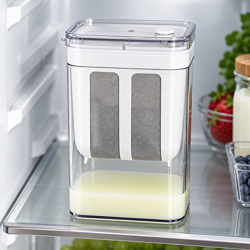 Filtro de yogurt · Más cremoso en casa