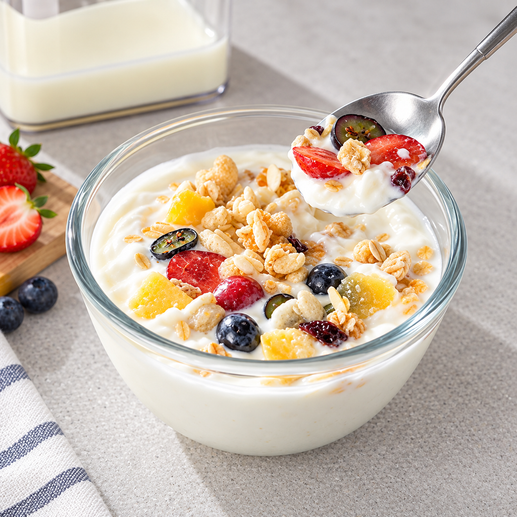Filtro de yogurt · Más cremoso en casa
