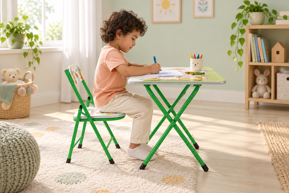 Escritorio infantil plegable con silla | Rincón Nube