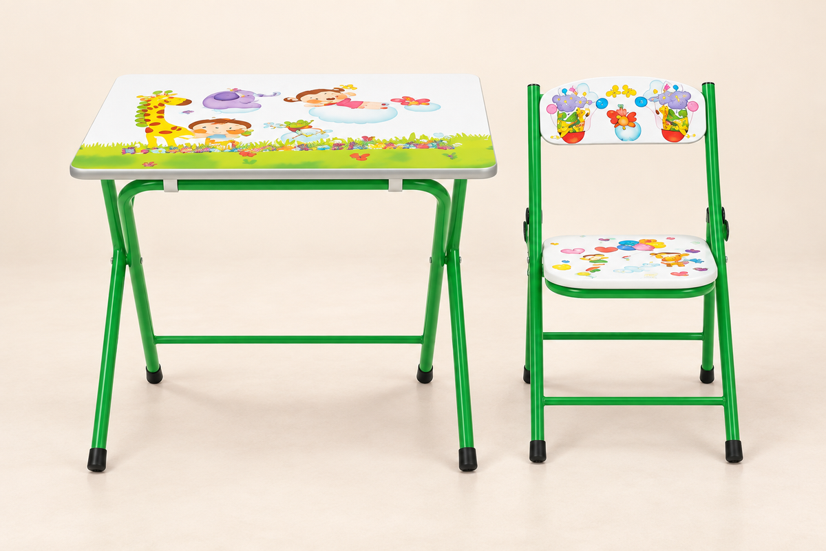 Escritorio infantil plegable con silla | Rincón Nube