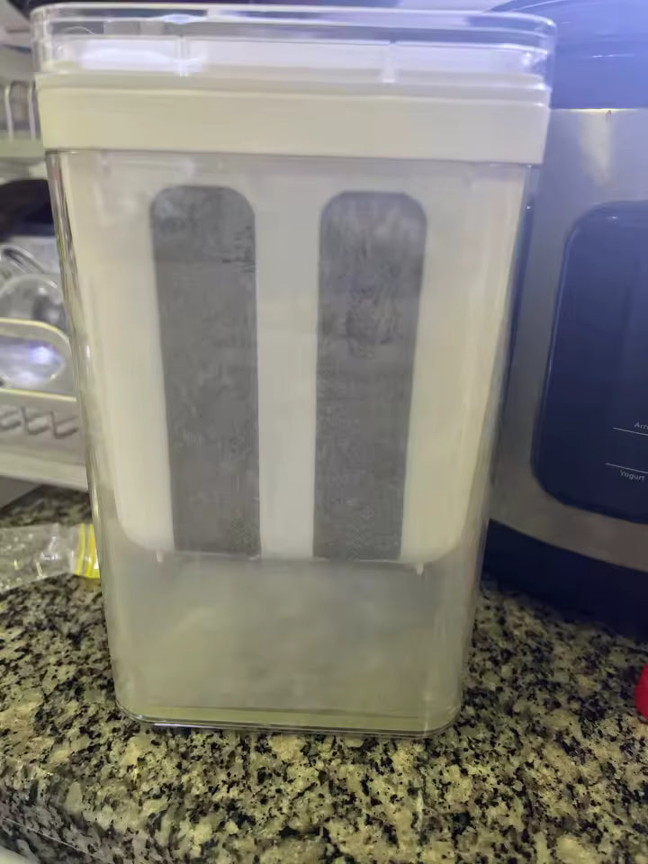 Foto del filtro de yogurt, reseña 2